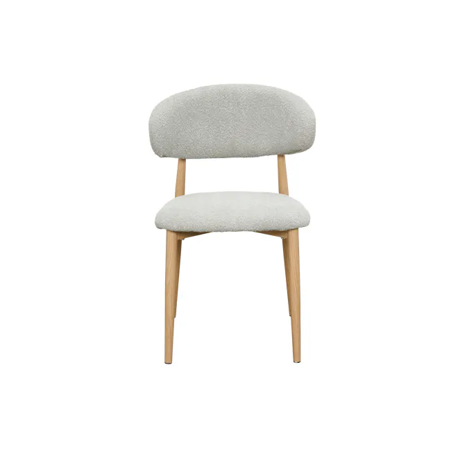 Folly Dining Chair - Grey Boucle - 6