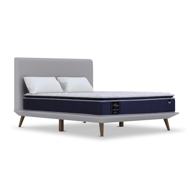 MaxCoil RELAX 30cm Mattress - Medium Firm (4 Sizes) *HipVan Exclusive!* - 13 - Modern minimalist bed with sleek design, navy