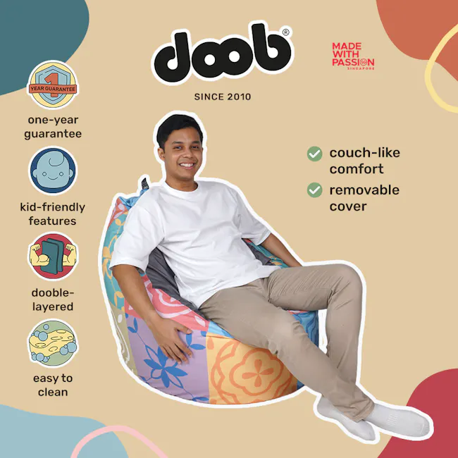 Doob Oomph - Herritage Collection - Shophouses - 3 - kid-friendly features, couch-like comfort, removable cover, easy to