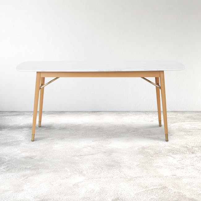 Hagen Marble Dining Table 1.8m - 2