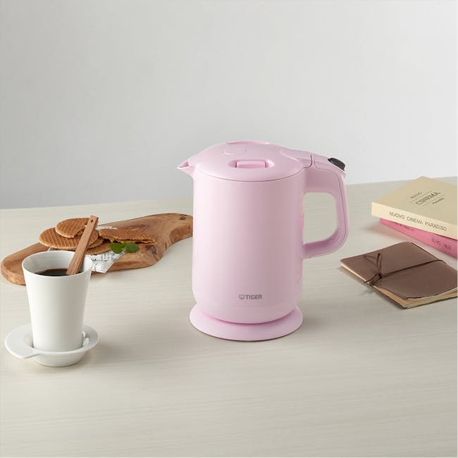 Tiger Electric Kettle with 5 Safe Features 1L (Pink) - 4