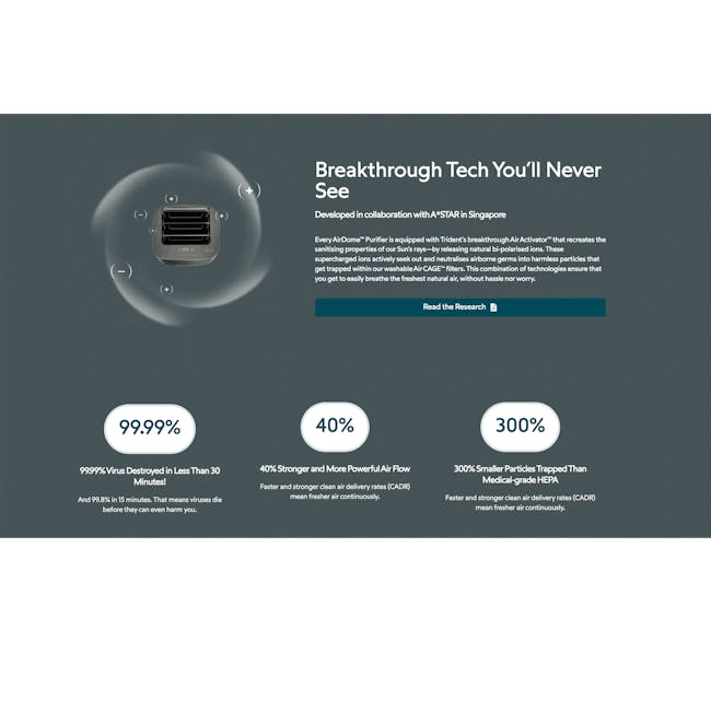 AirDome™ 70 - Dark Grey (Limited Edition) - 4