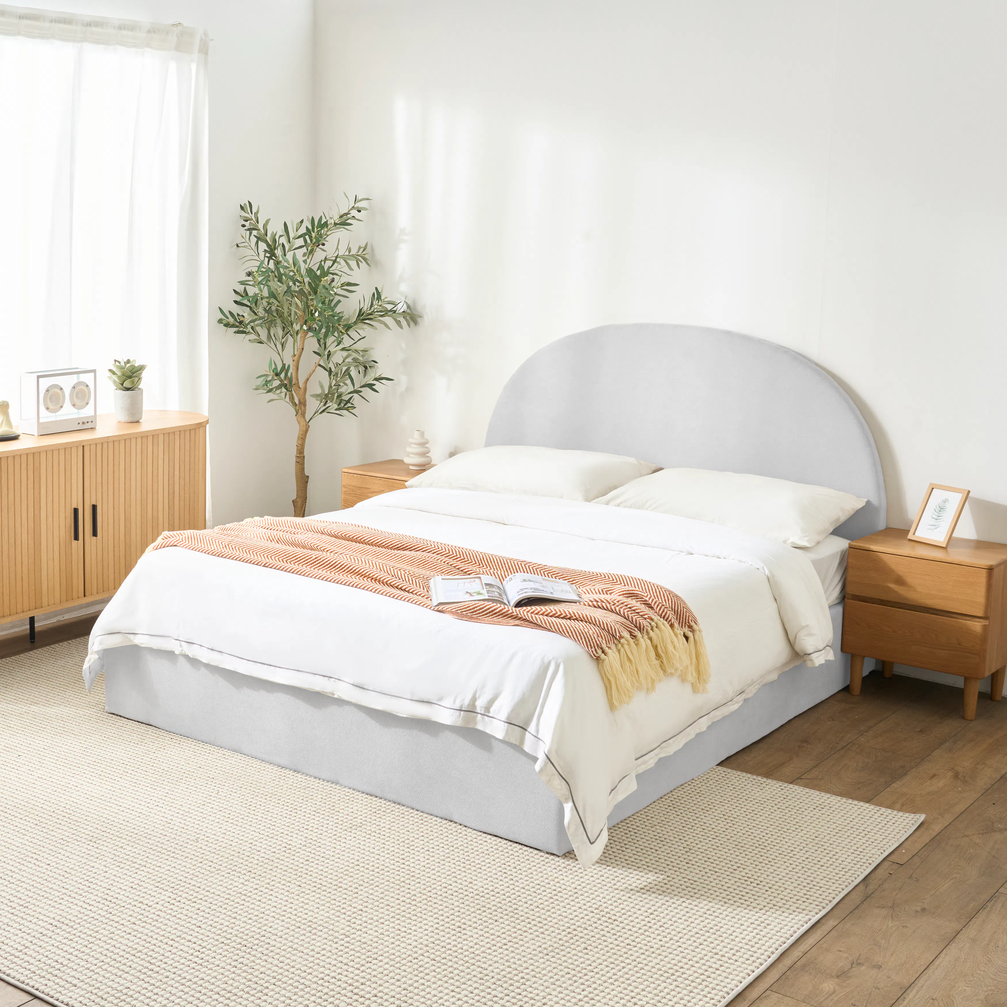 Aspen Super Single Storage Bed - Ice Grey - 16