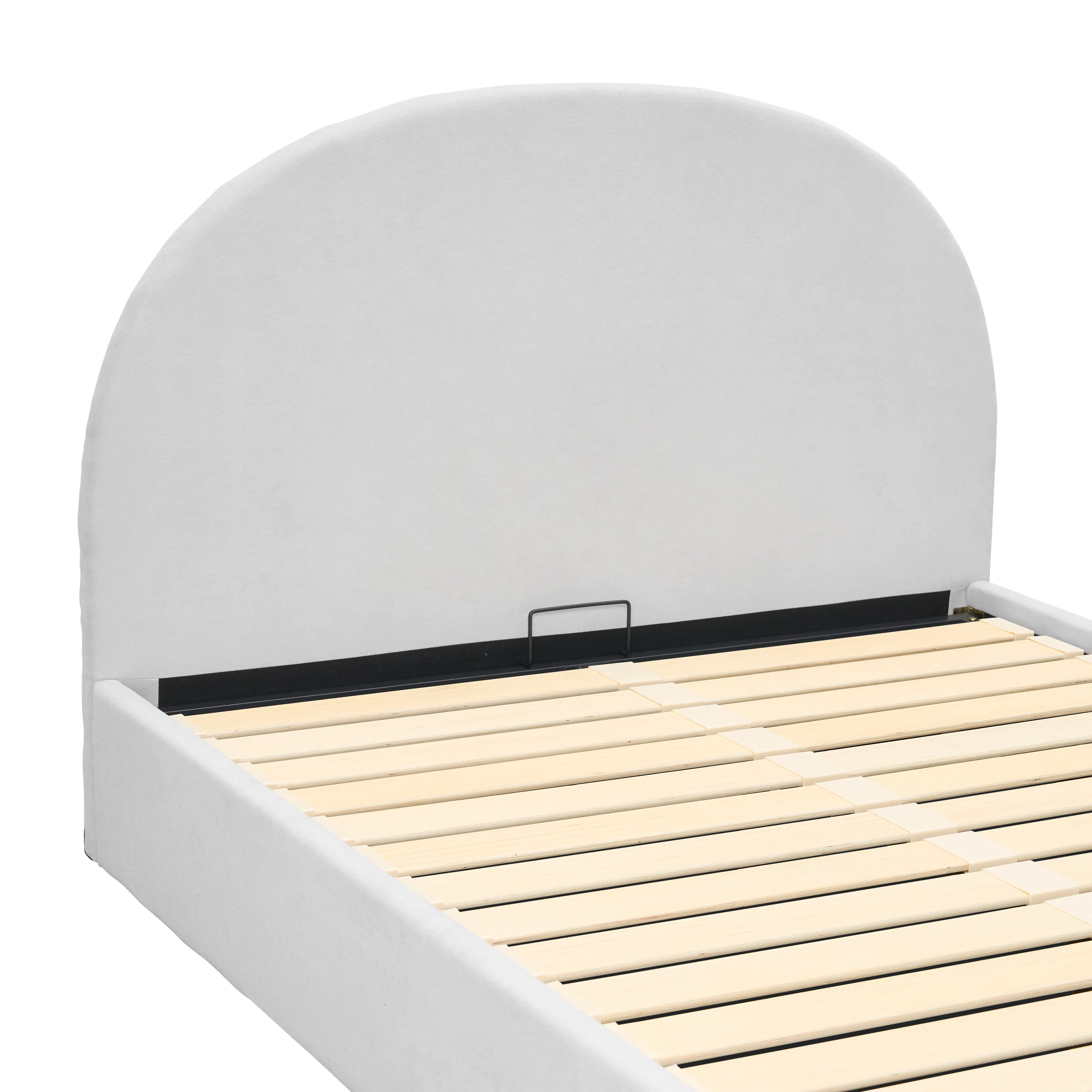 Aspen Super Single Storage Bed - Ice Grey - 9