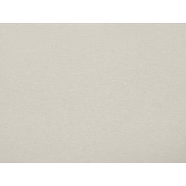 (As-is) Russell Corner Unit - Oat (Eco Clean Fabric) - 1 - 16 - Cream-colored textured fabric, Fine, subtle pattern on