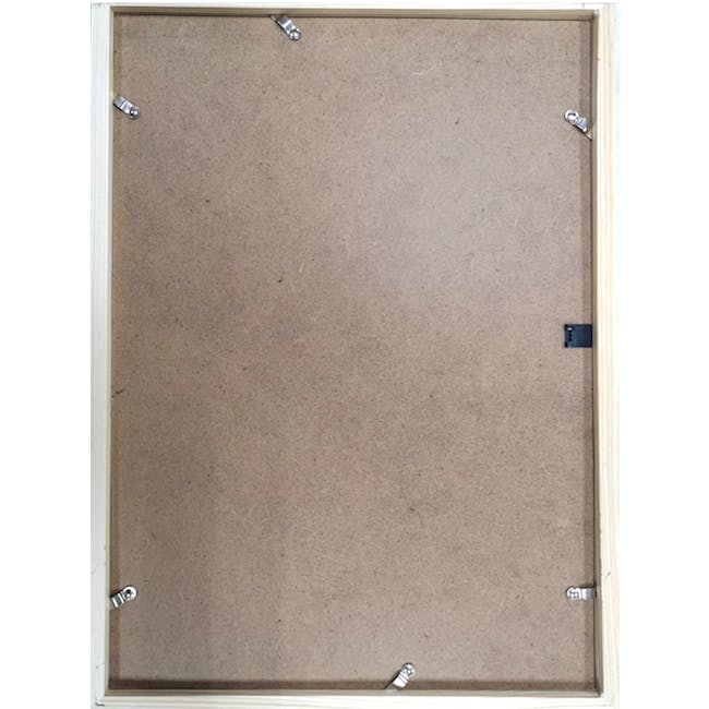 12-Inch Square Wooden Frame - Natural - 3