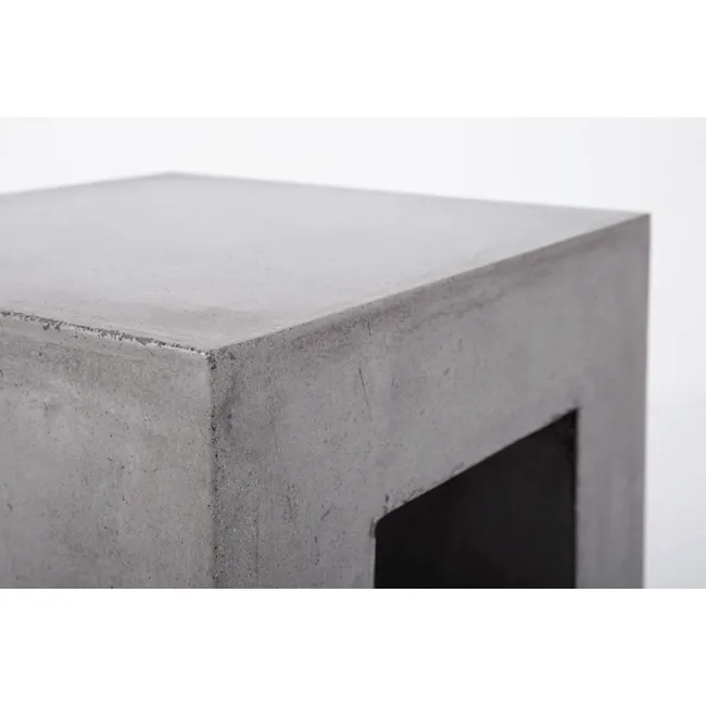 Ryland Concrete Dining Table 1.6m with Ryland Concrete Bench 1.4m and 2 Ryland Concrete Stools - 18 - Modern concrete