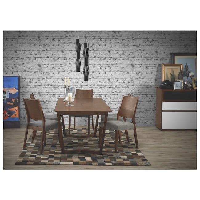 Meera Extendable Dining Table 1.6m-2m - Cocoa - 5