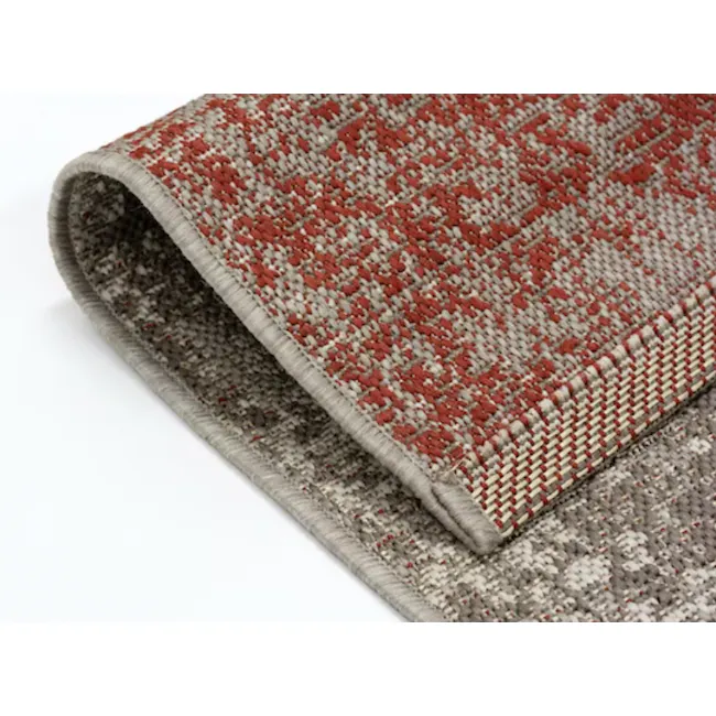 Star Flatwoven Rug - Mustard Patchwork (3 Sizes) - 5 - Herringbone pattern, textured fabric, knitted design, interlocking
