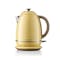 Buydeem Stainless Steel Electric Kettle - Yellow - 0