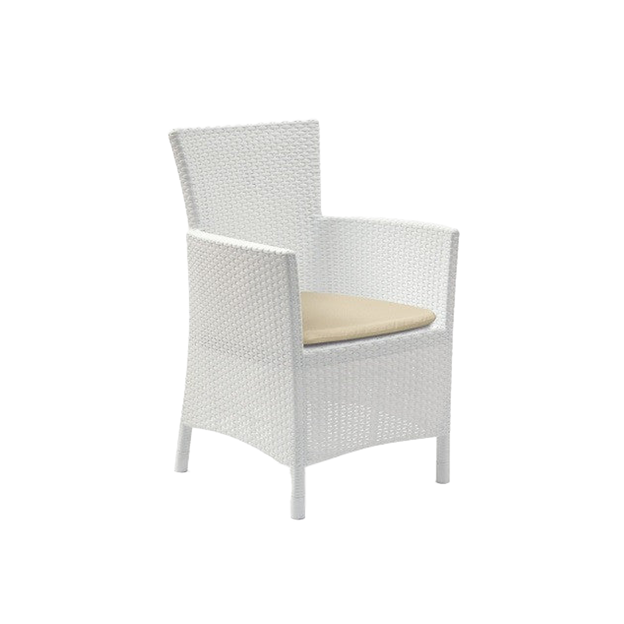 Iowa Outdoor Armchair - White