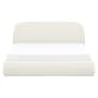 Xander King Bed - Ivory Boucle - 0