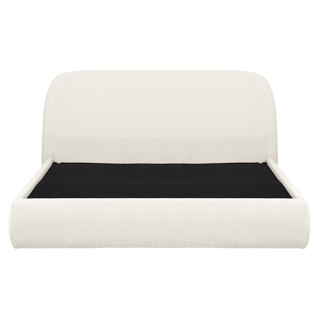 Xander King Bed - Ivory Boucle - 1