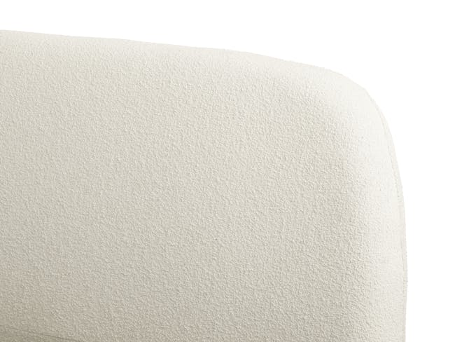 Xander King Bed - Ivory Boucle - 5