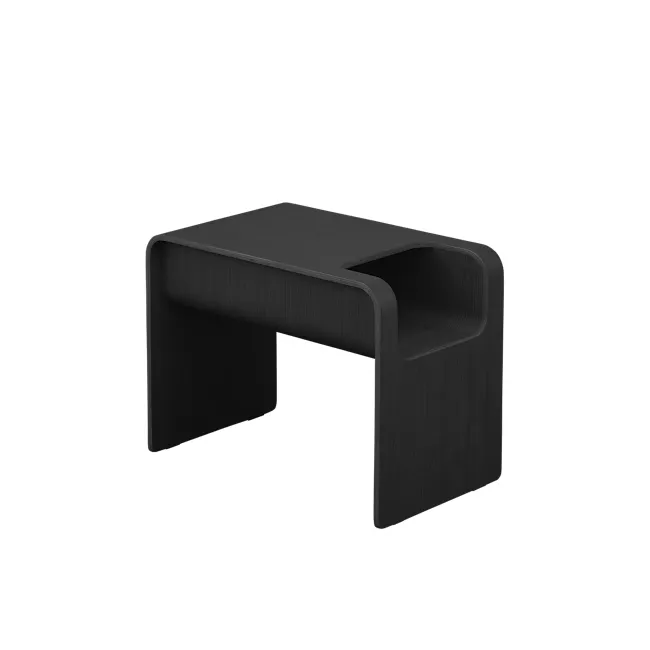 Jude Reversible Coffee / Side Table - Black - 14 - 3D modern minimalist desk, sleek black desk, contemporary furniture