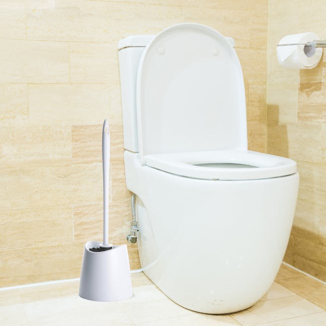Tatay Toilet Brush with Holder - Black - 1
