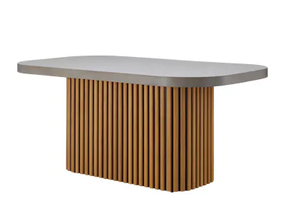 Ellie Concrete Dining Table 1.8m