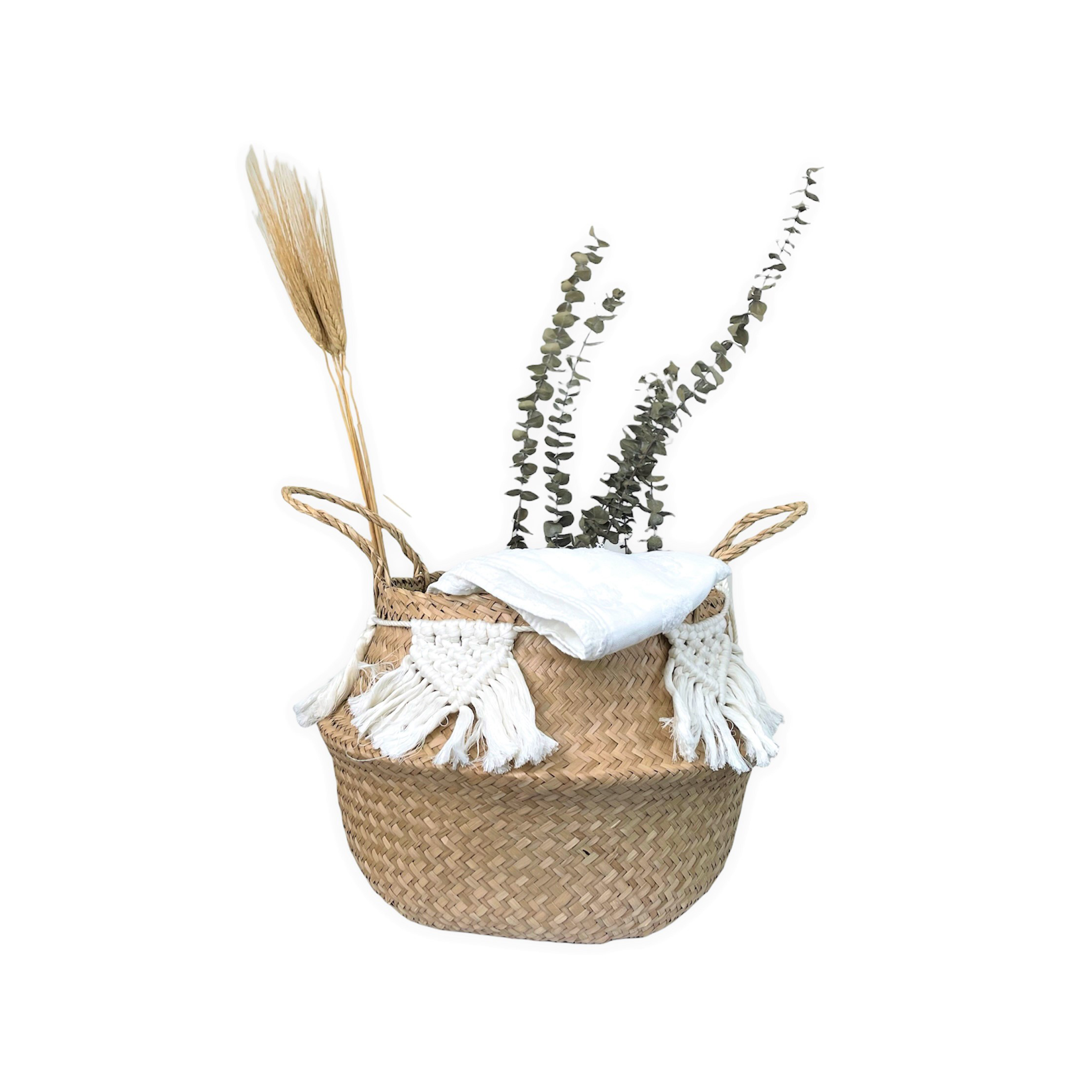 Basise Boho Seagrass Basket