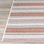 Marbella Flatwoven Rug - Coral Ivory Pewter (3 Sizes) - 3