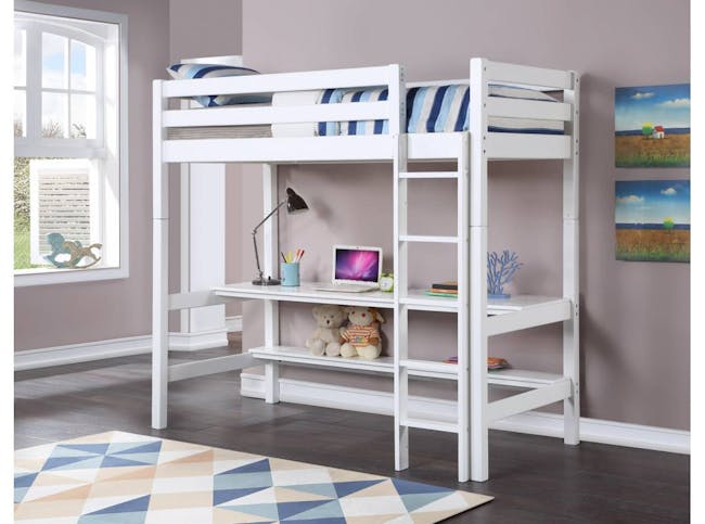 BelovedSleep™ Single High Loft Desk Bed - 2