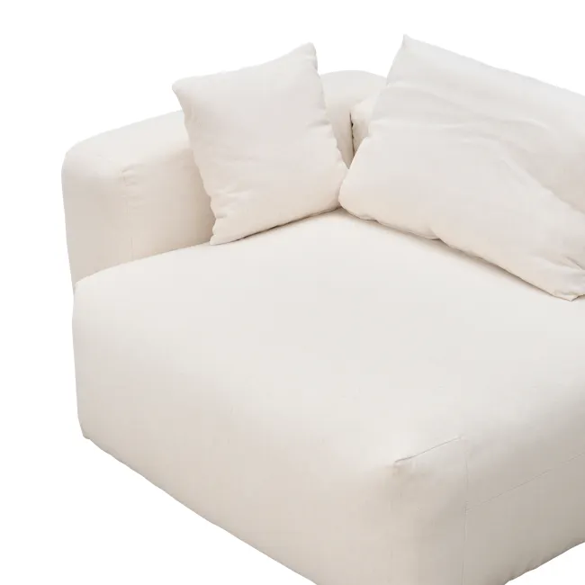 Blanca Left Arm Sofa Unit (Down Feathers) - 17