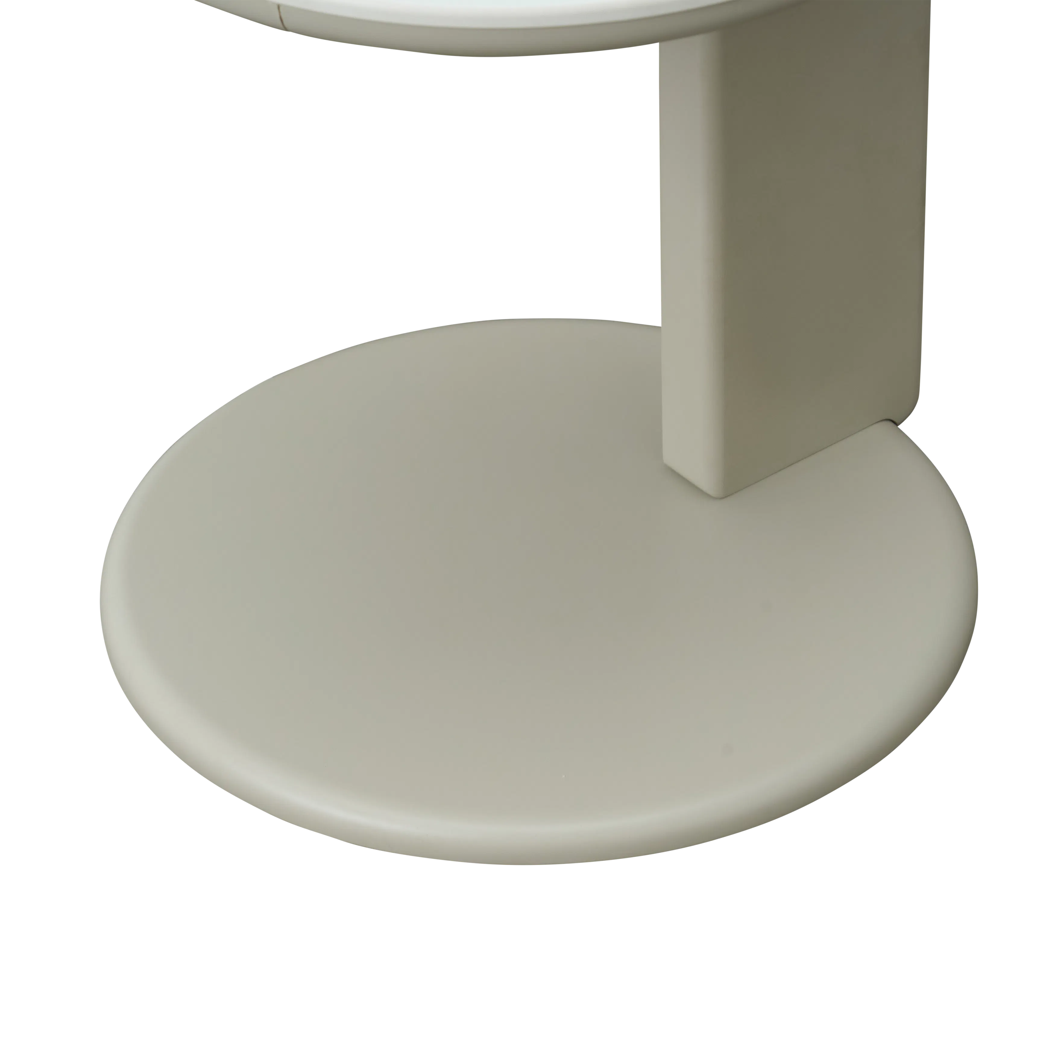 Blair Round Side Table - Grey, Sintered Stone - 14