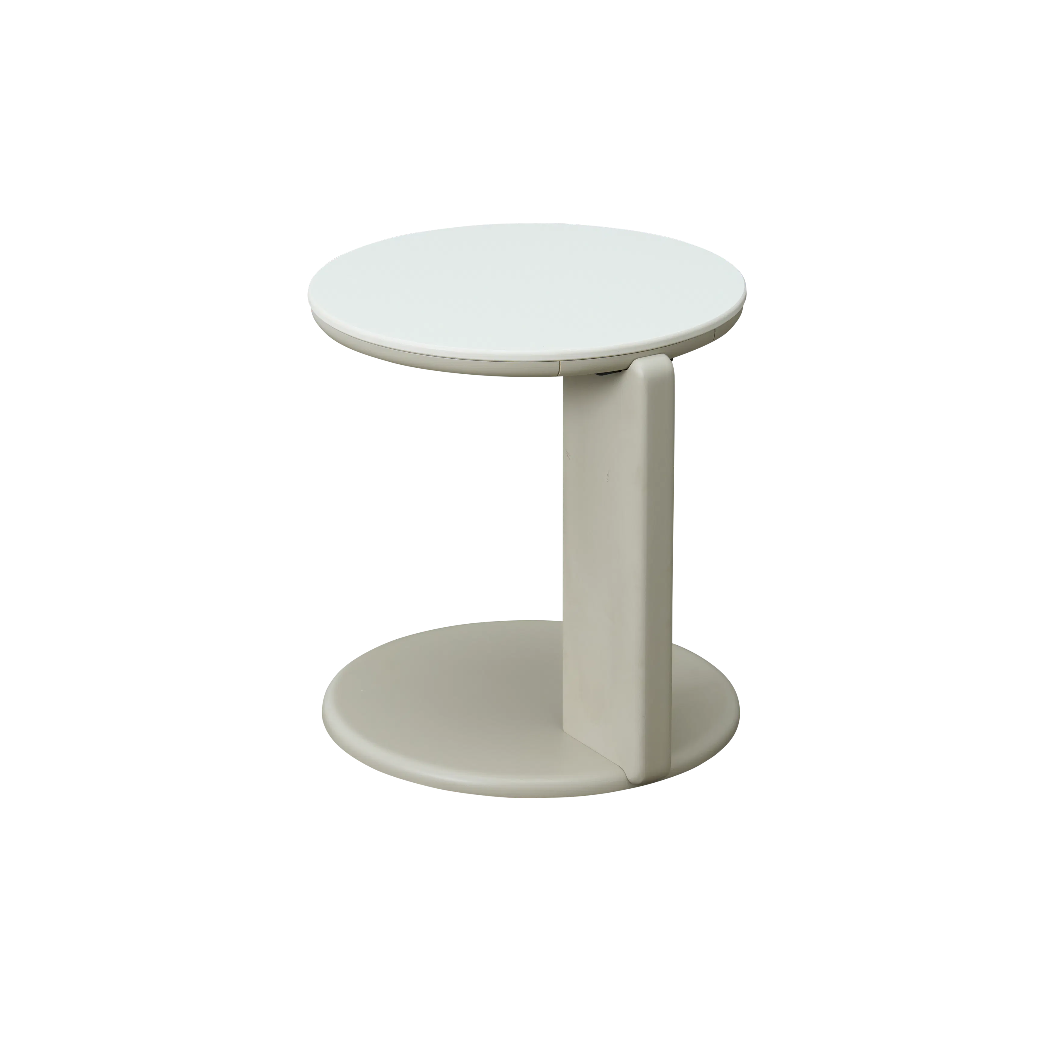 Blair Round Side Table - Grey, Sintered Stone - 13