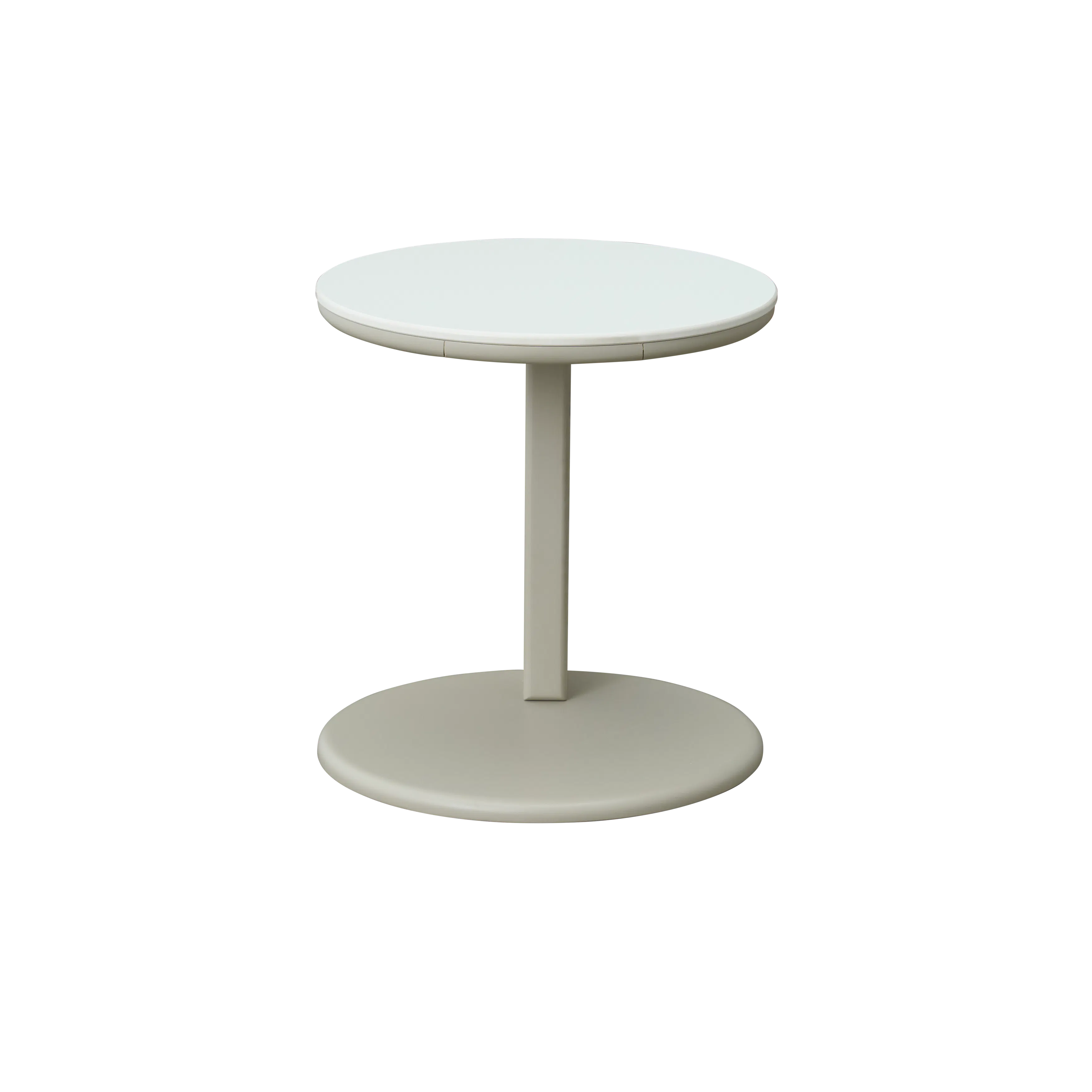 Blair Round Side Table - Grey, Sintered Stone - 11