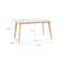 Allison Dining Table 1.5m - Natural, White - 5