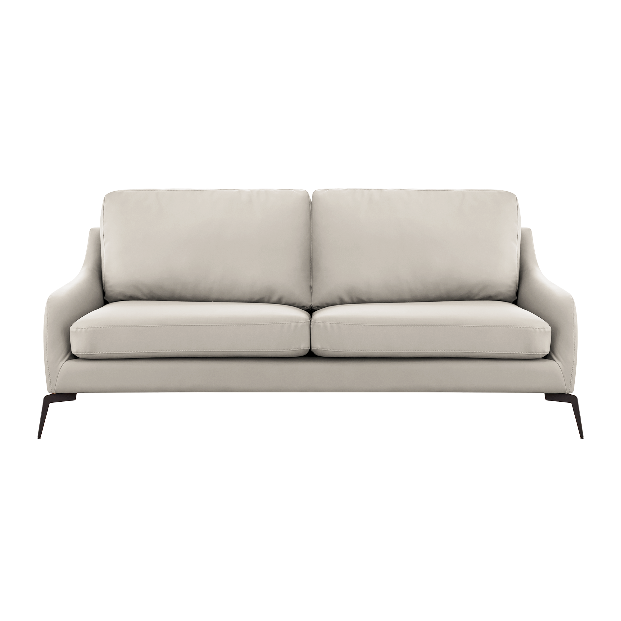 Wellington 3 Seater Sofa - Taupe Grey (Faux Leather)