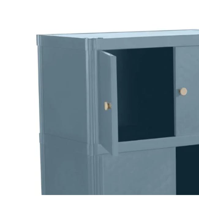 Flo 4-Door Tall Storage Cabinet - Fog - 2