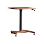 Easton Adjustable Table 0.6m - Walnut, Black - 0