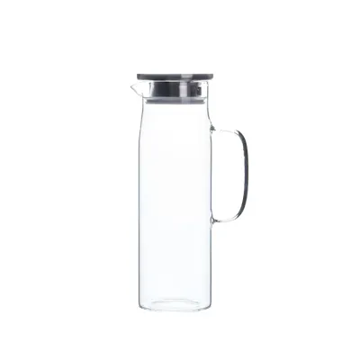 Noir Water Jug Pitcher with Stainless Steel Cover - 1.2L