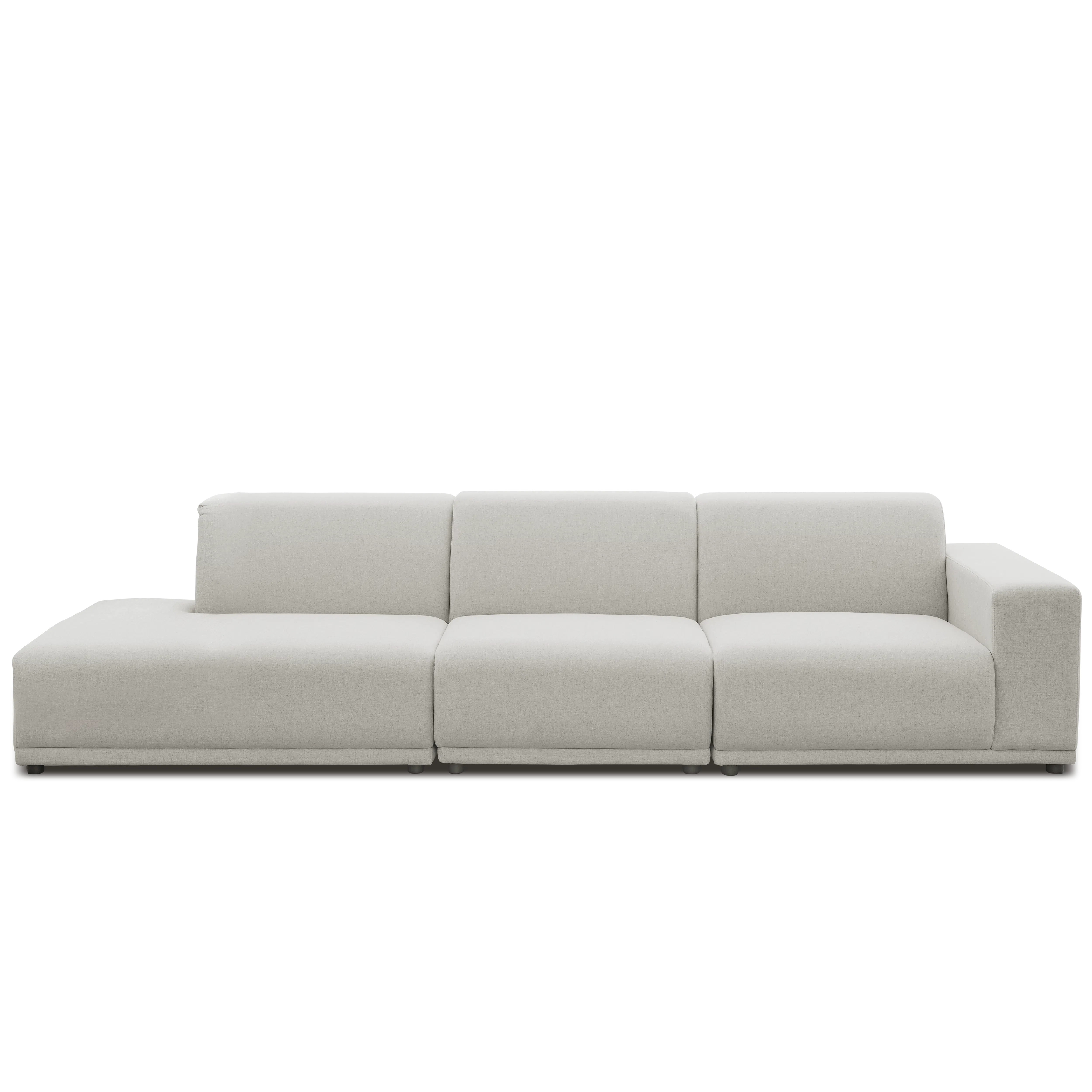 (As-is) Milan Left Arm Unit - Ivory (Fabric) - 9