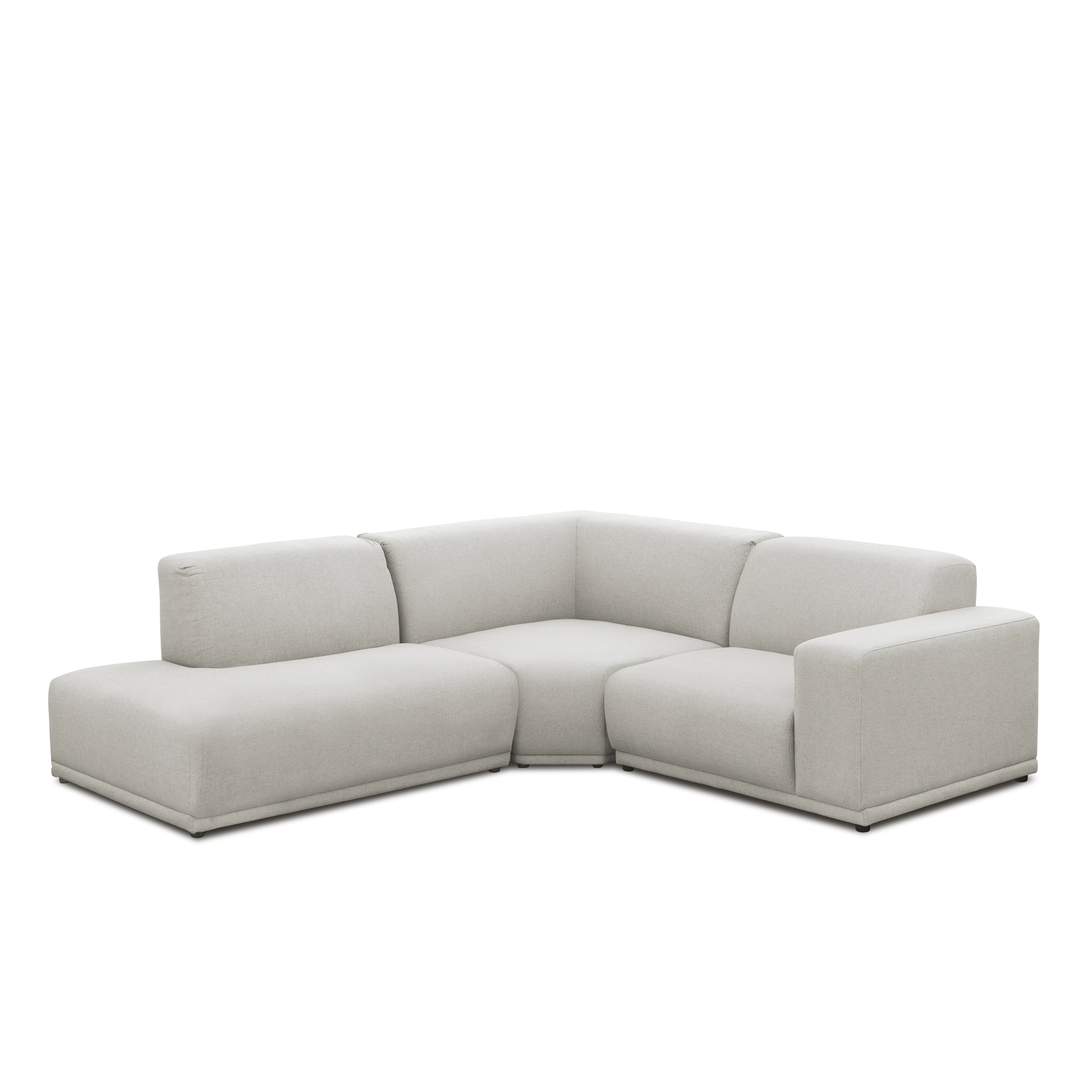 (As-is) Milan Left Arm Unit - Ivory (Fabric) - 12