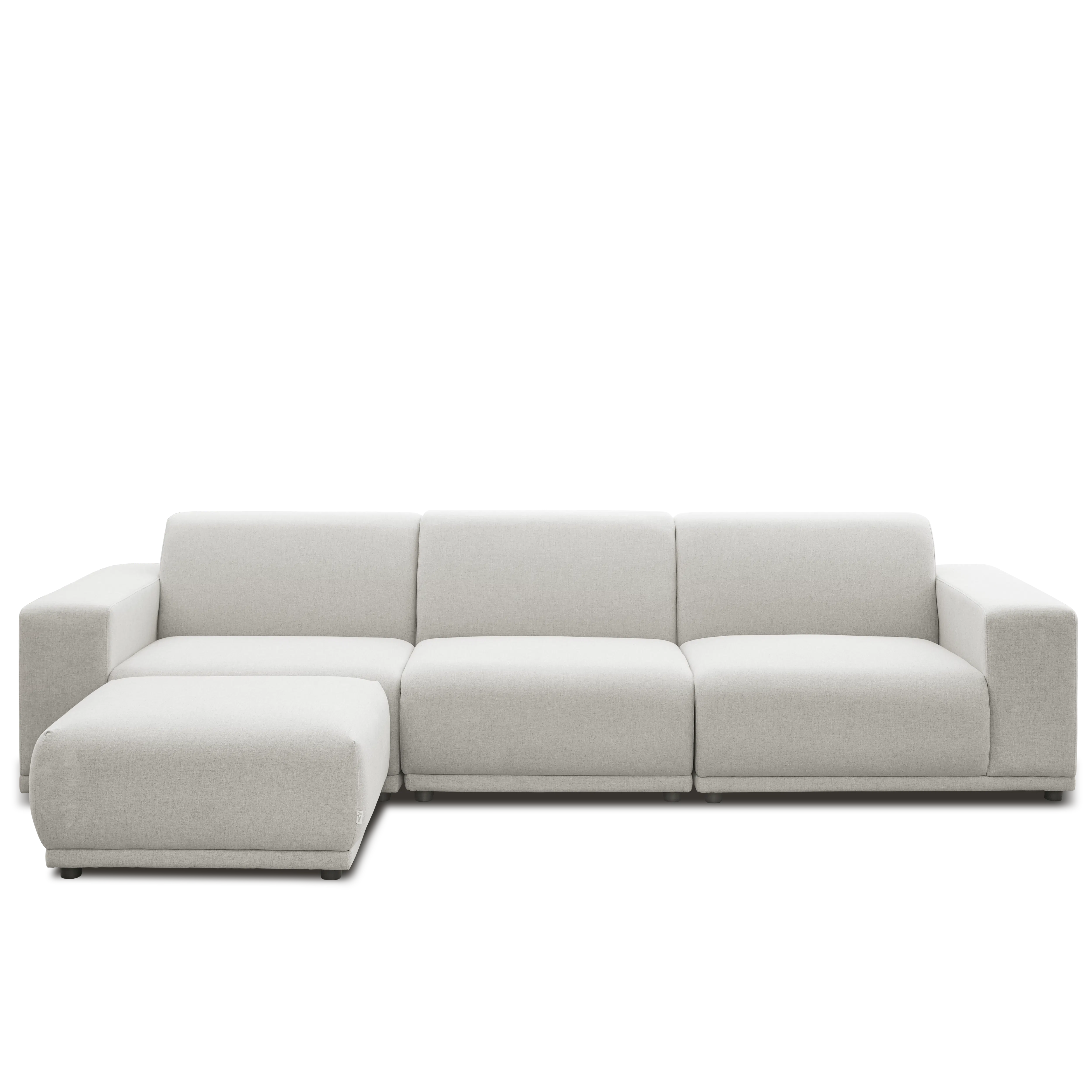 (As-is) Milan Left Arm Unit - Ivory (Fabric) - 16