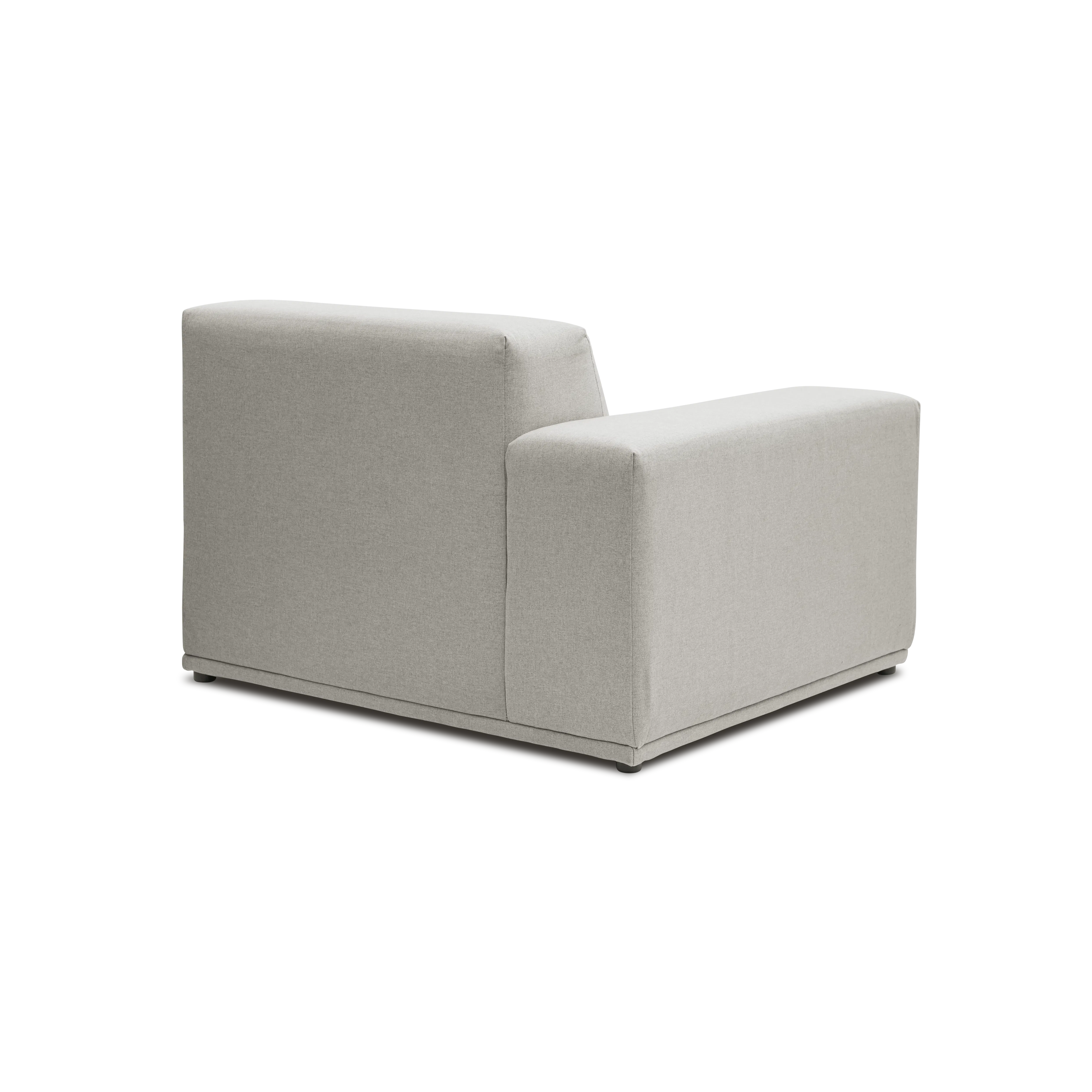 (As-is) Milan Left Arm Unit - Ivory (Fabric) - 18