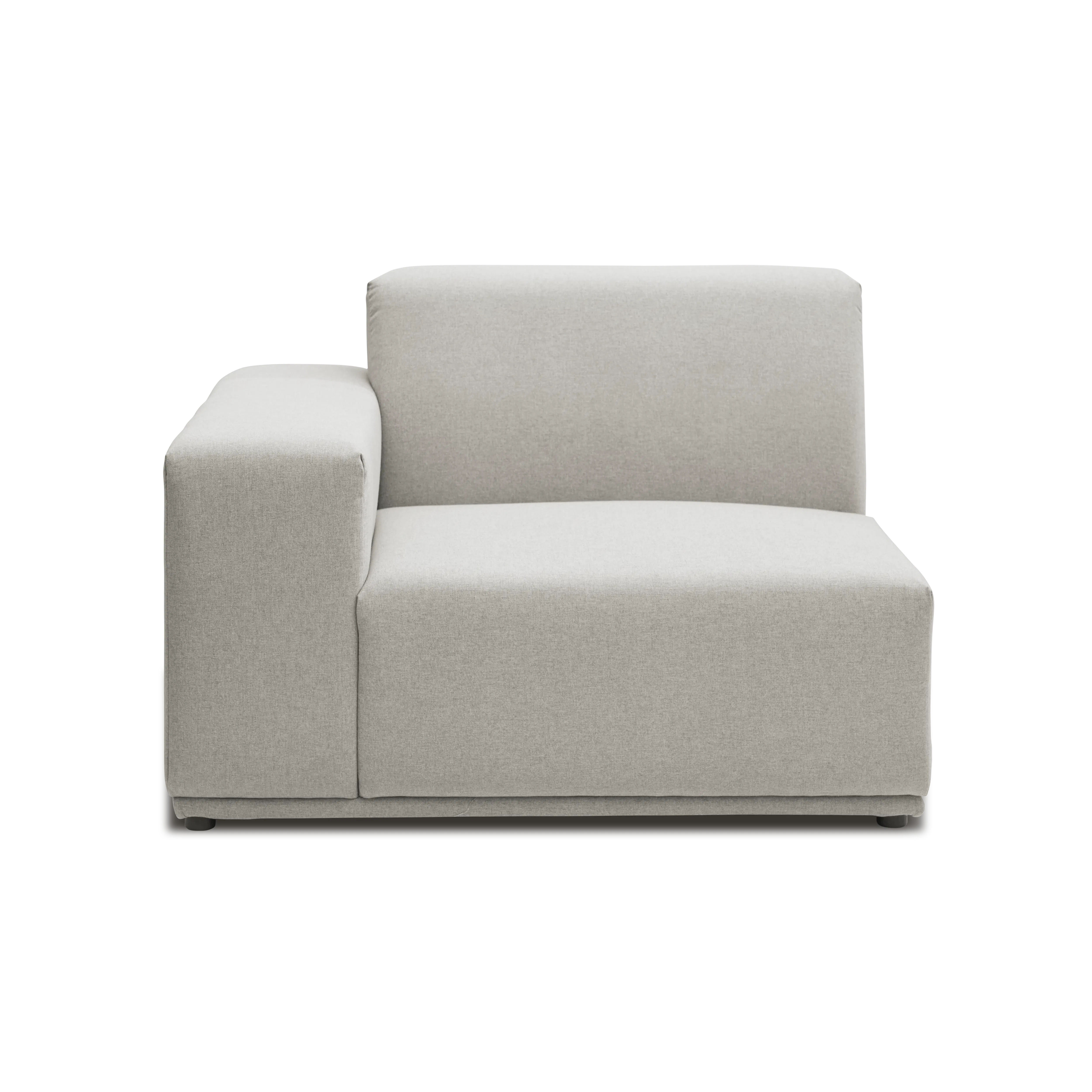 (As-is) Milan Left Arm Unit - Ivory (Fabric) - 21