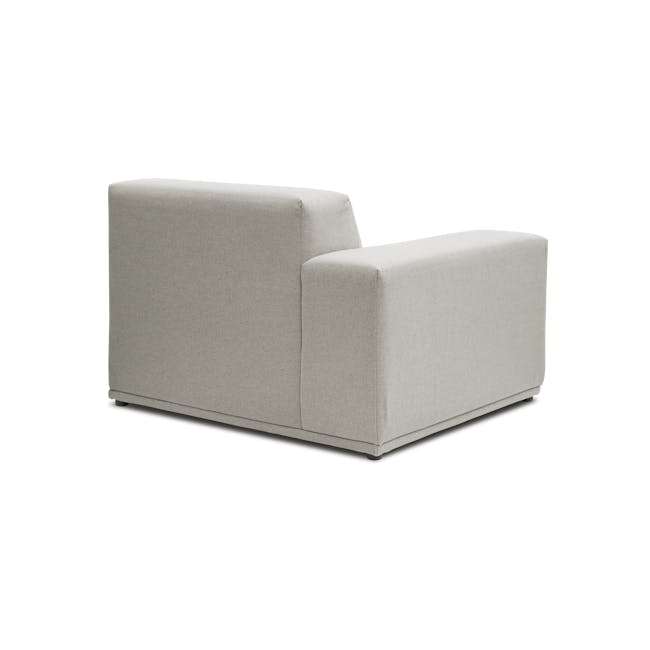 Milan 3 Seater Corner Extended Sofa - Ivory (Fabric) - 35