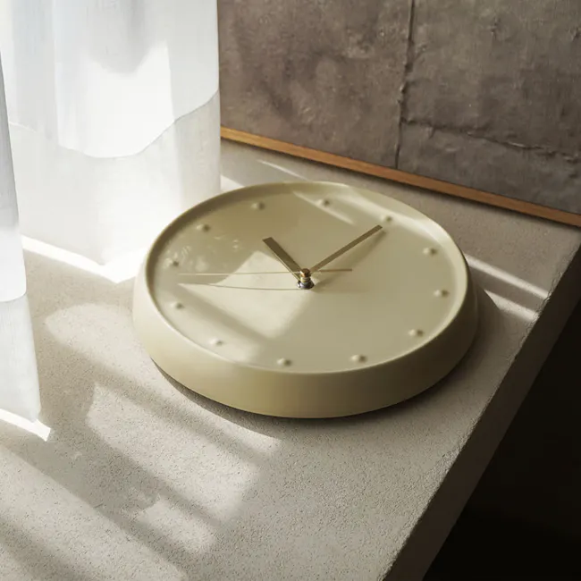 Serene Wall Clock - Vanilla Beige - 5