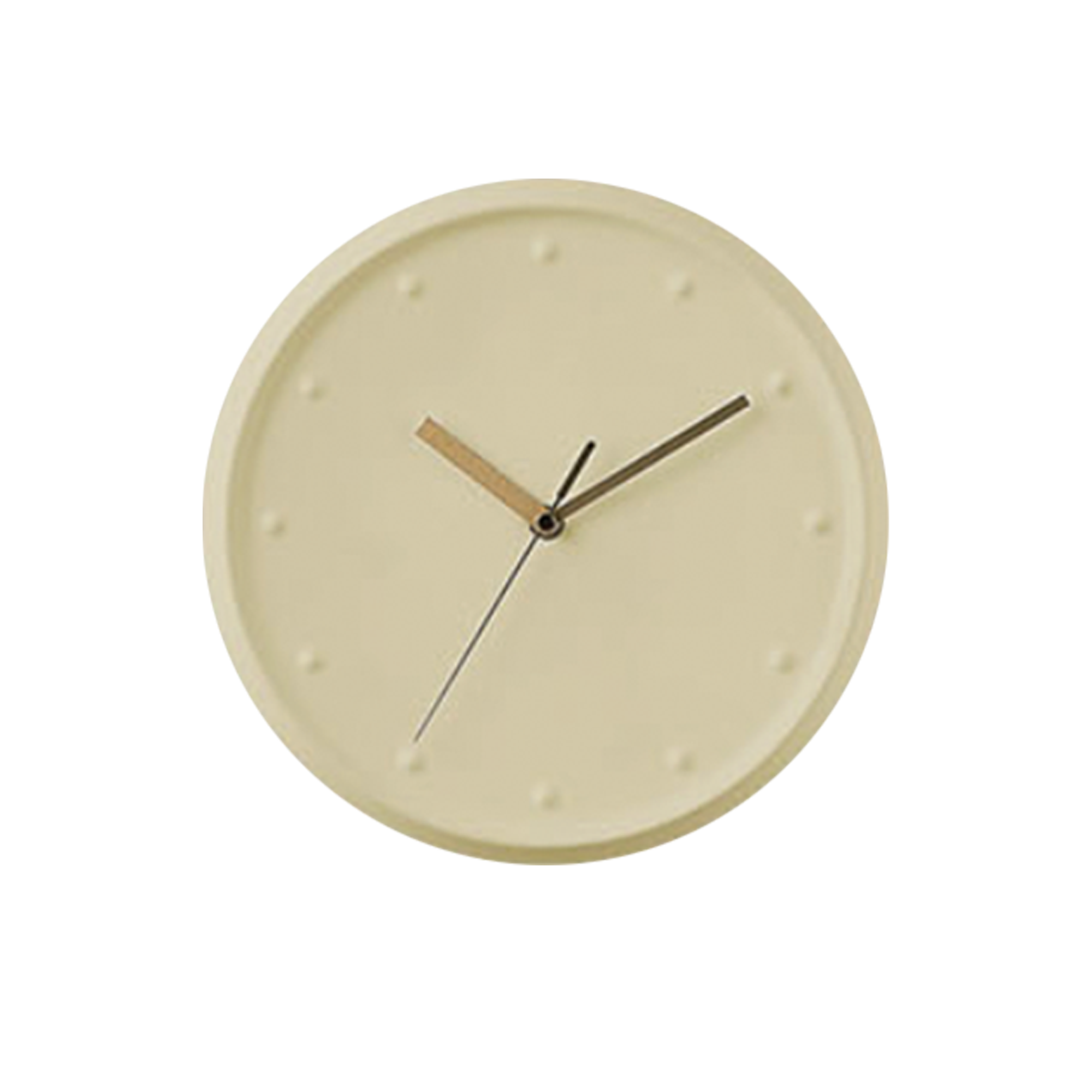 Serene Wall Clock - Vanilla Beige
