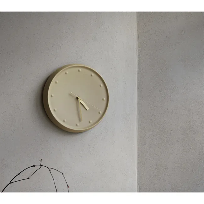 Serene Wall Clock - Vanilla Beige - 3