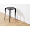 Olly Monochrome Stackable Stool - Black - 2