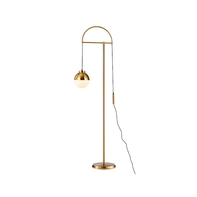 Inga Floor Lamp - Brass - 0
