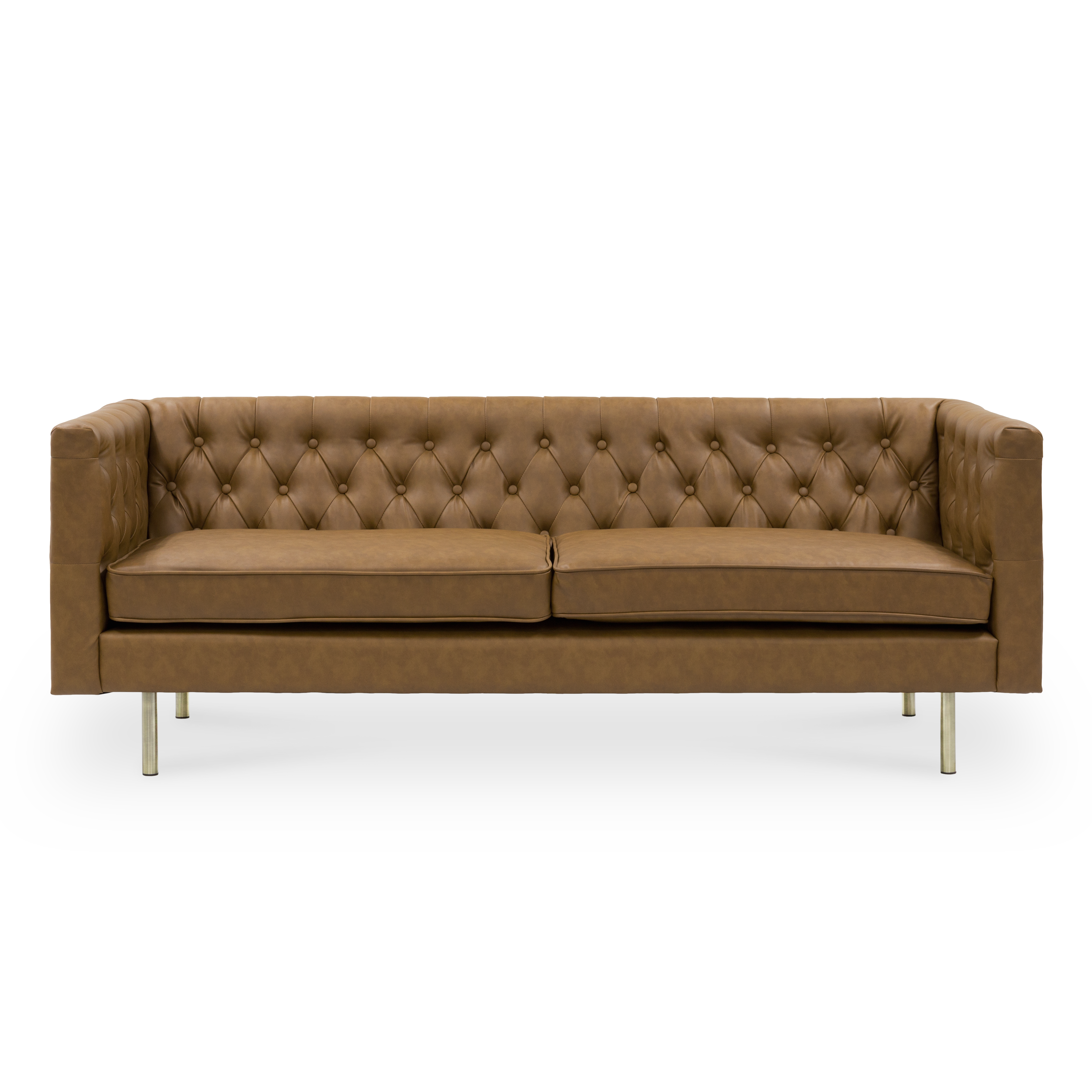 3 seater tan sofa