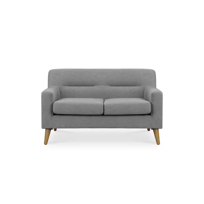 (As-is) Damien 2 Seater Sofa - Grey (Scratch Resistant) - 1 - 1