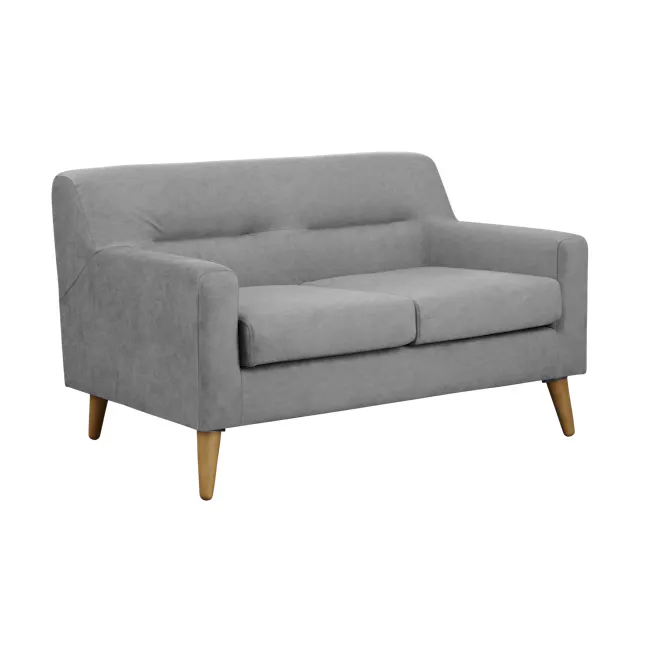 (As-is) Damien 2 Seater Sofa - Grey (Scratch Resistant) - 1 - 12