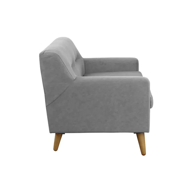 (As-is) Damien 2 Seater Sofa - Grey (Scratch Resistant) - 1 - 13