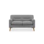 Damien 3 Seater Sofa with Damien 2 Seater Sofa - Grey (Scratch Resistant Fabric) - 8