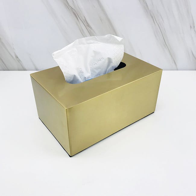 Mya Brass Tissue Box - 3
